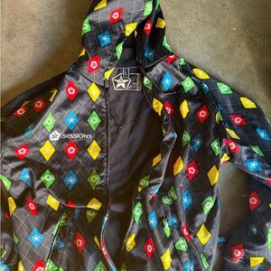 Sessions Men’s Multicolor Hooded Jacket